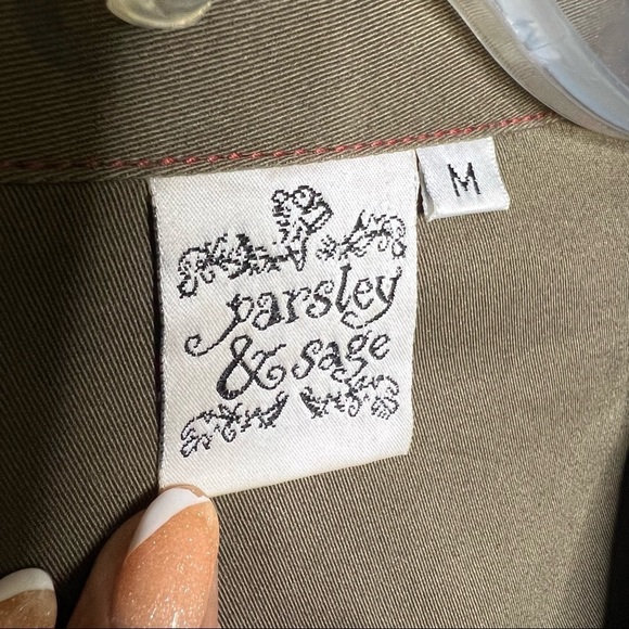 Parsley & Sage Art To Work Front Button Jacket - Picture 8 of 11